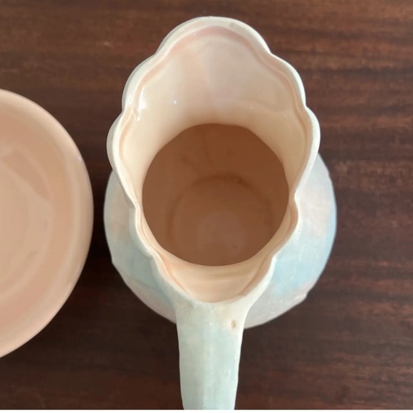 Vintage Ceramic Pitcher & Basin, Hand Decorated Vase - Picture 6 of 9